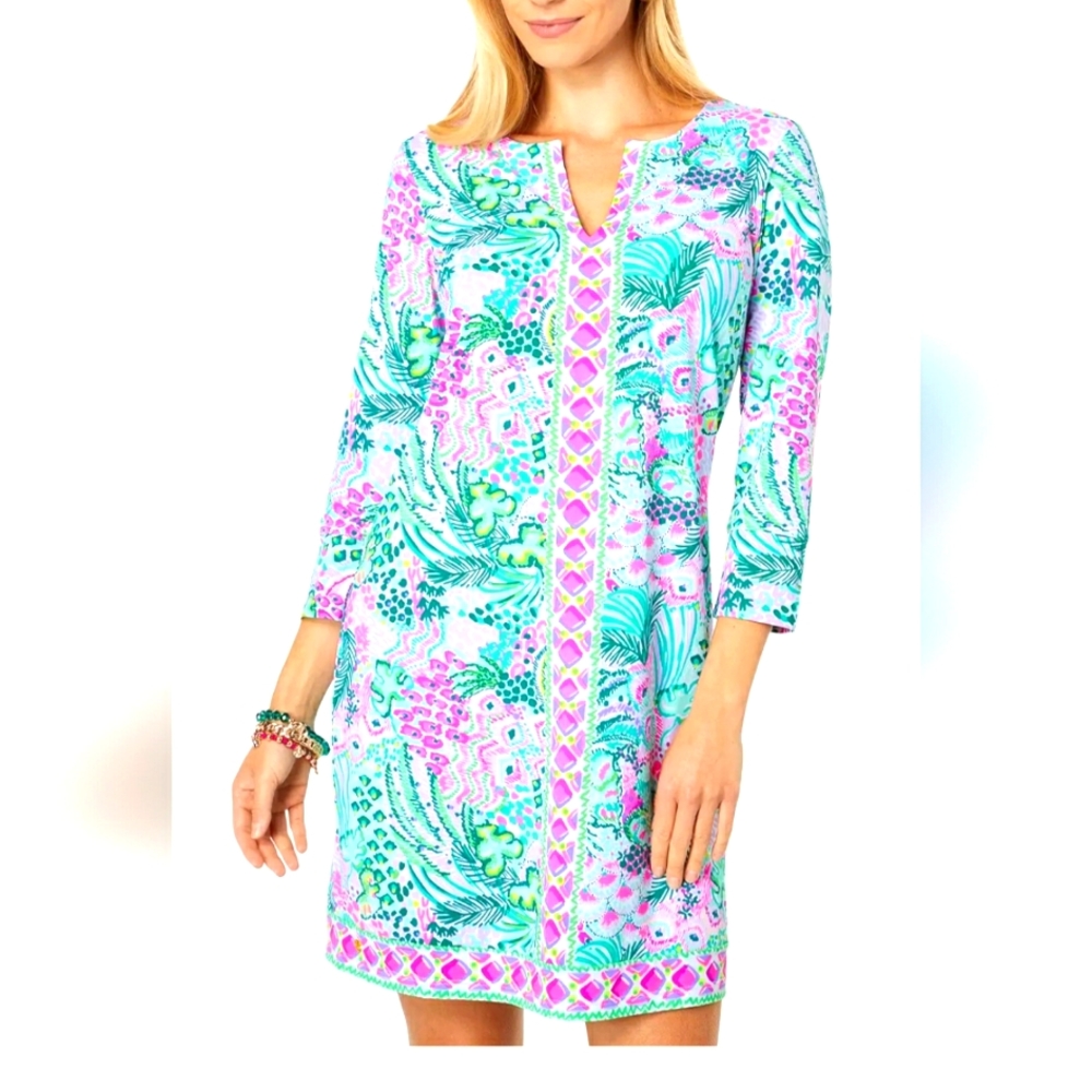 Lilly Pulitzer Nadine Dress xl Banana Split BNWT